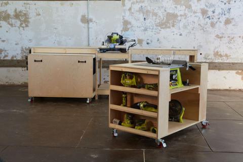 large workbench table